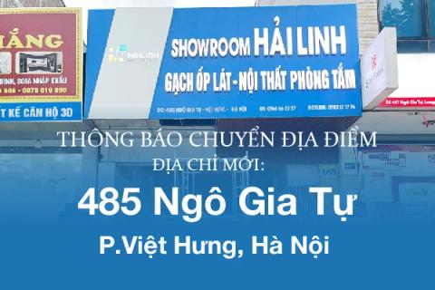 Thông báo chuyển địa điểm Showroom Hải Linh Ngô Gia Tự