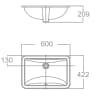 Chậu rửa âm bàn American Standard TI-0459-WT 2