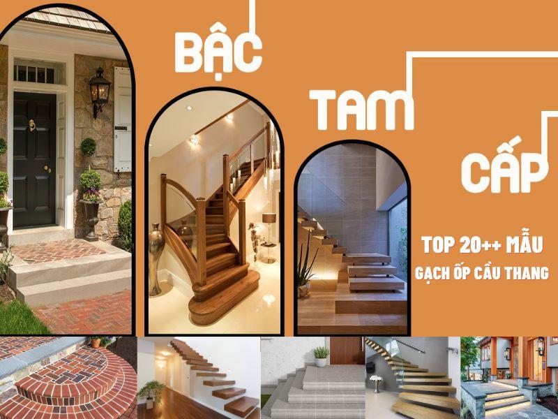 TOP 20++ mẫu gạch ốp giả đá lát bậc tam cấp và cầu thang