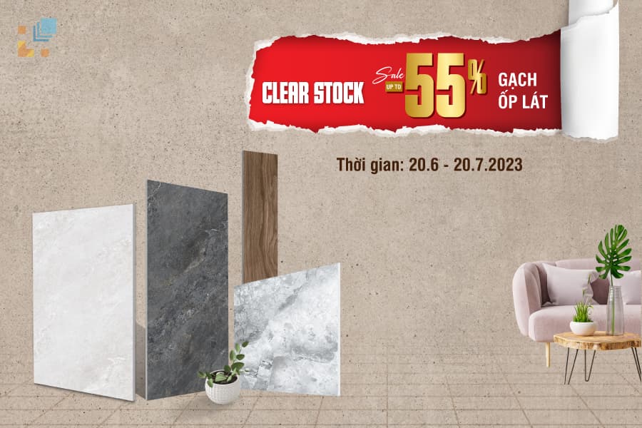 [HẢI LINH CLEAR STOCK] Mua gạch ốp lát giảm sốc 55% giá chỉ từ 135.000đ