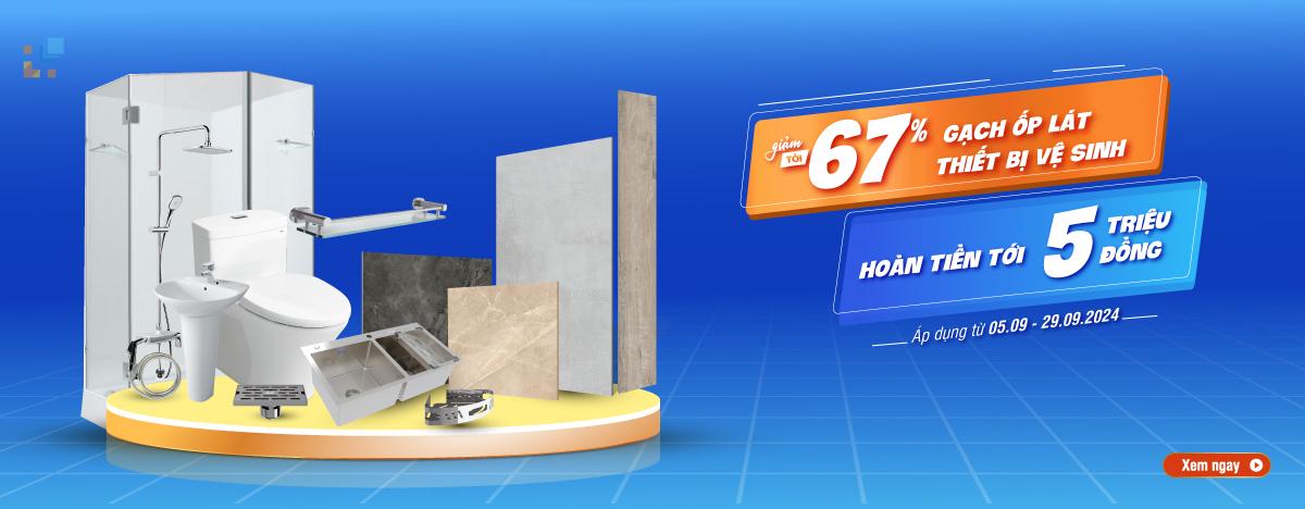 Ưu đãi tháng 9 - Giảm giá tới 67% - Hoàn tiền tới 5 triệu đồng 