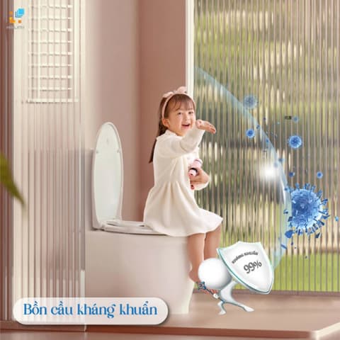 Thiết bị vệ sinh kháng khuẩn tạo xu hướng 2026