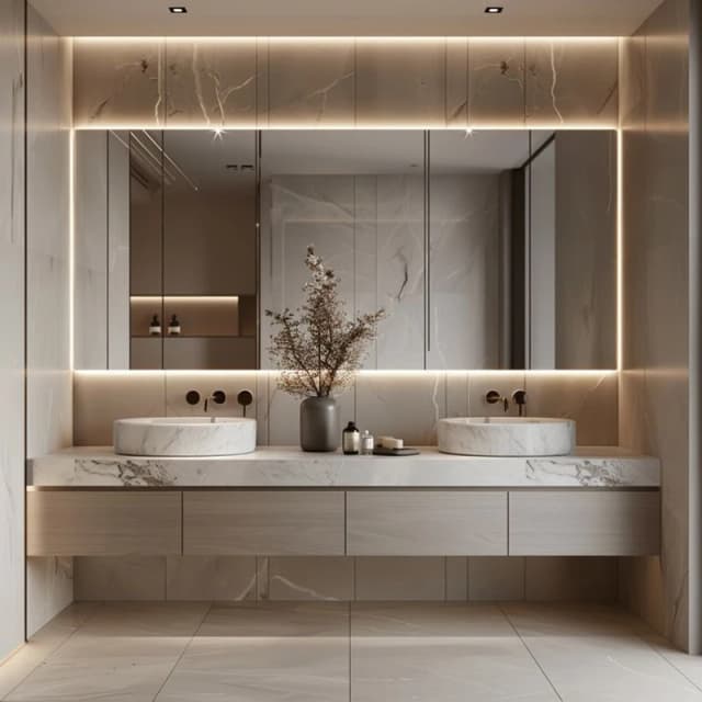 Các mẫu gương phòng tắm thông minh, hiện đại