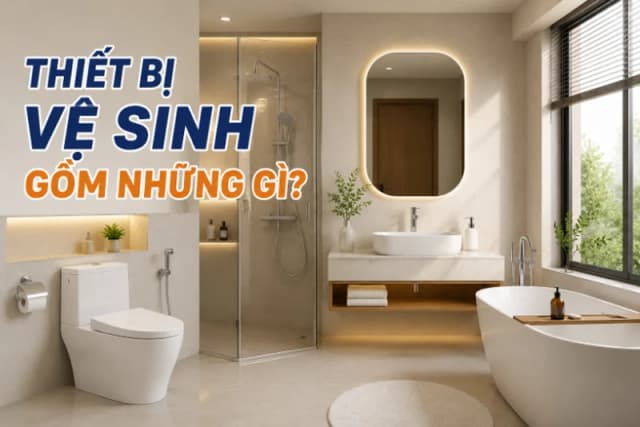 Thiết bị vệ sinh gồm những gì ?