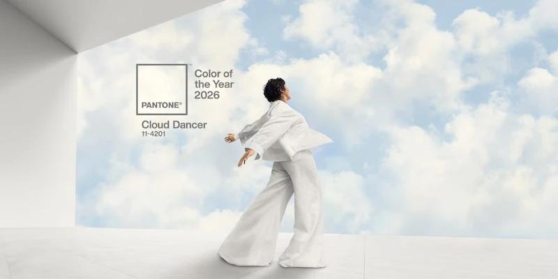 Ứng dụng sắc trắng Cloud Dancer (PANTONE 11-4201) trong thiết kế nội thất