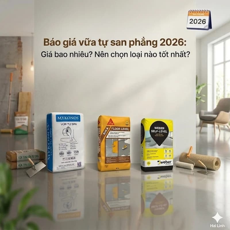 Vữa tự san giá bao nhiêu? Nên chọn mua loại nào?