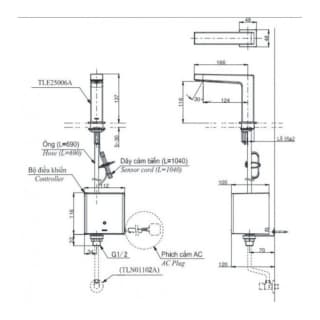 Ảnh Vòi cảm ứng tự động TOTO TLE25006V 2