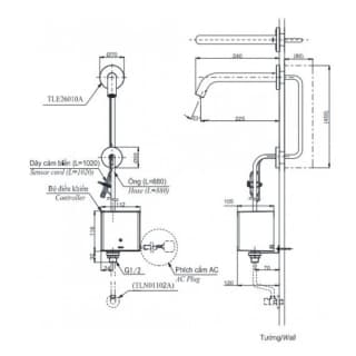 Ảnh Vòi cảm ứng tự động TOTO TLE26010V 2