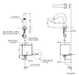 Ảnh Vòi chậu cảm ứng TOTO TLE28002A 2