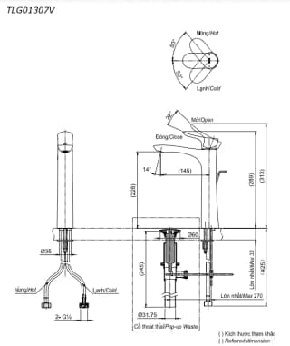 Ảnh Vòi chậu TOTO TLG01307V 2