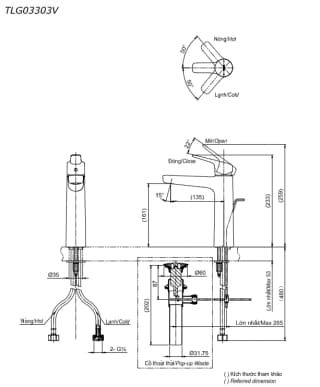 Ảnh Vòi chậu TOTO TLG03303V 2