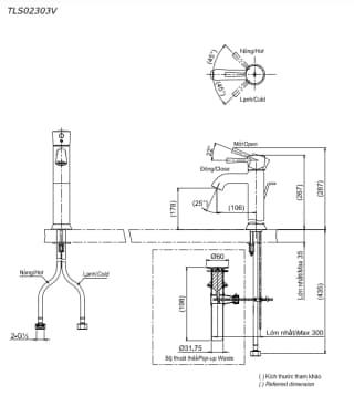 Ảnh Vòi chậu TOTO TLS02303V 2