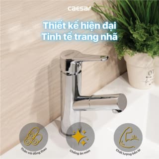 Ảnh Vòi chậu 1 đường lạnh Caesar B190C 3
