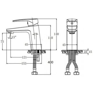 Ảnh Vòi chậu Caesar B390CGU 2