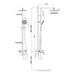 Ảnh Sen tắm cây D&K DK1433703A01 2