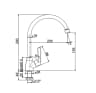 Vòi rửa bát American Standard WF-T606 2