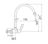 Vòi bếp American Standard WF-T607 2