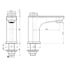 Vòi chậu 1 đường lạnh American Standard WF-T823 2
