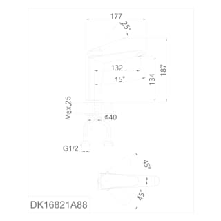 Ảnh Vòi chậu nóng lạnh D&K DK16821A88 2