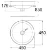 Chậu rửa đặt bàn American Standard WP-0639 2