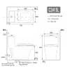 Bồn cầu 1 khối D&K DK-C2415L 2
