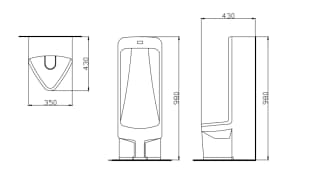 Ảnh Bồn tiểu nam cảm ứng Selta ST8210 2