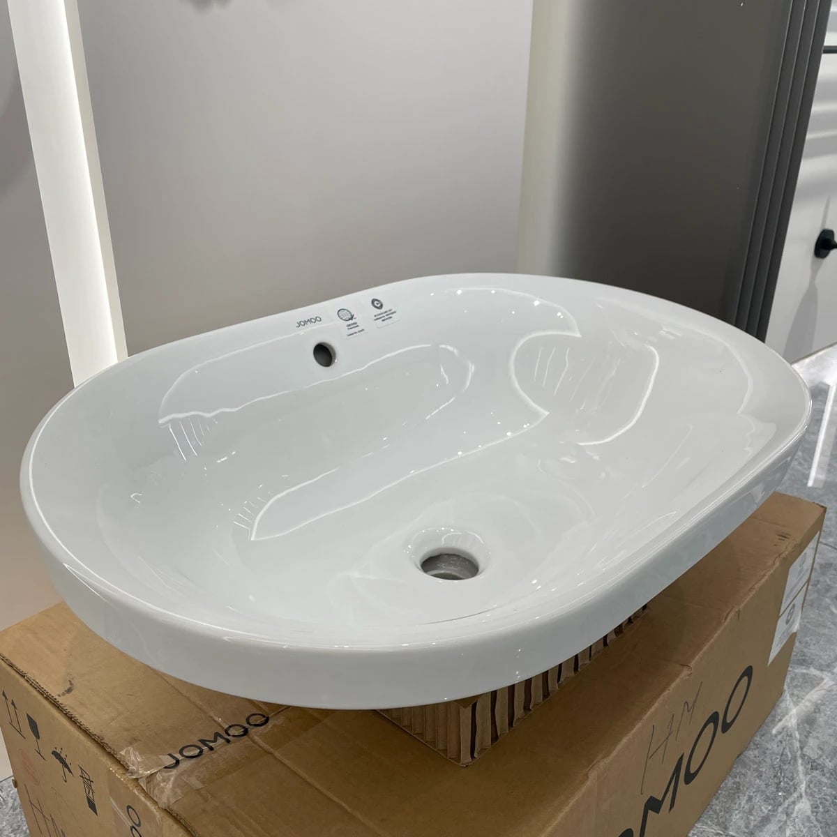 Ảnh Chậu rửa dương vành JOMOO 12138-1/01Z-I011 2