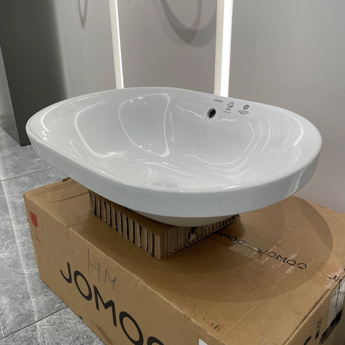 Ảnh Chậu rửa dương vành JOMOO 12138-1/01Z-I011 4