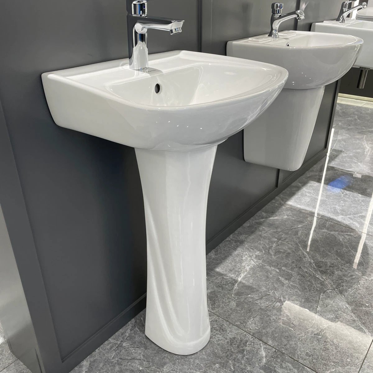 Ảnh Chậu rửa treo tường JOMOO 12803-1/11P-I011 3