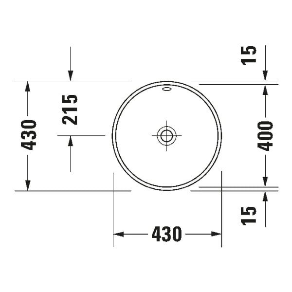 Ảnh Chậu rửa âm bàn Duravit 0468400000 2