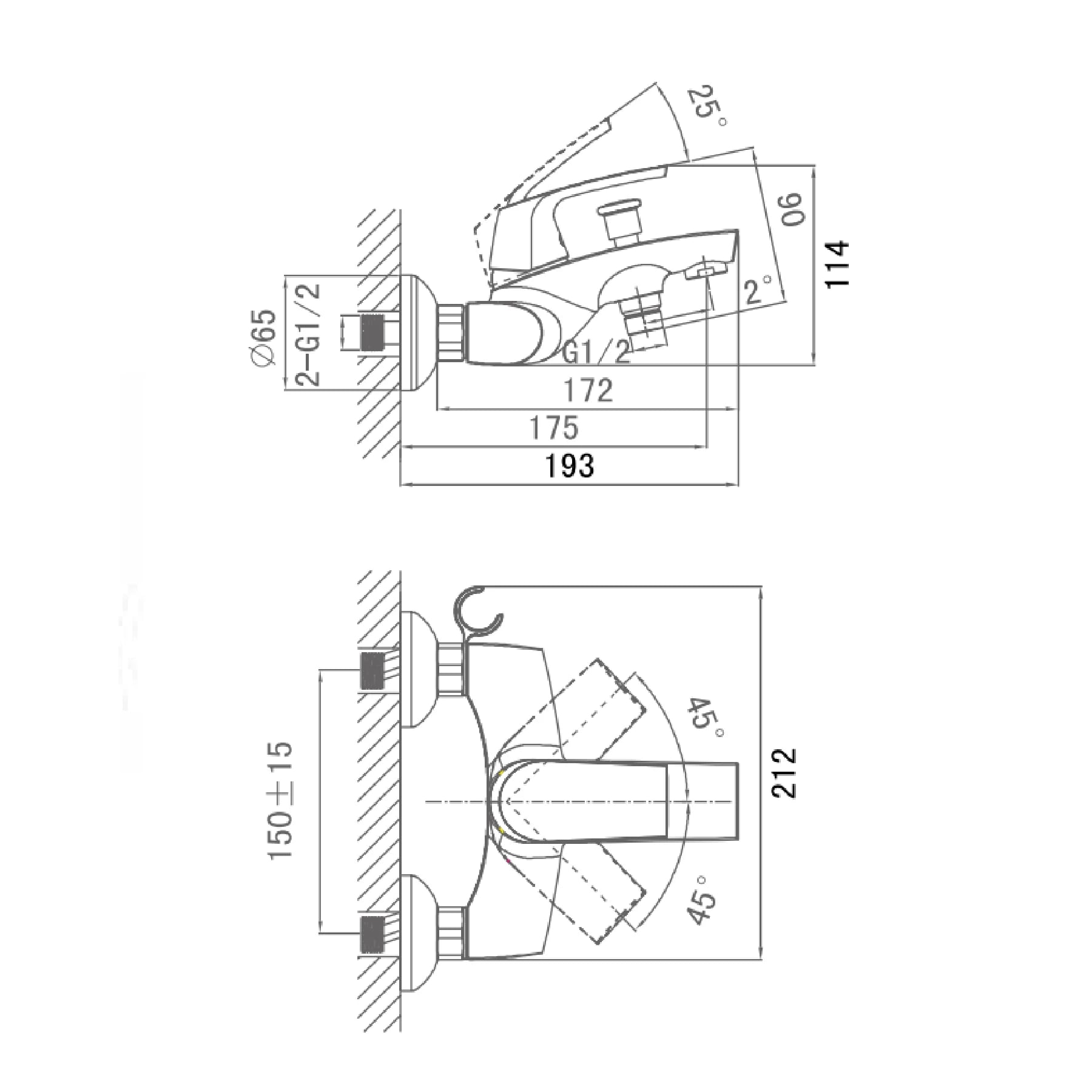 Ảnh Sen tắm nóng lạnh D&K DK1283201 2