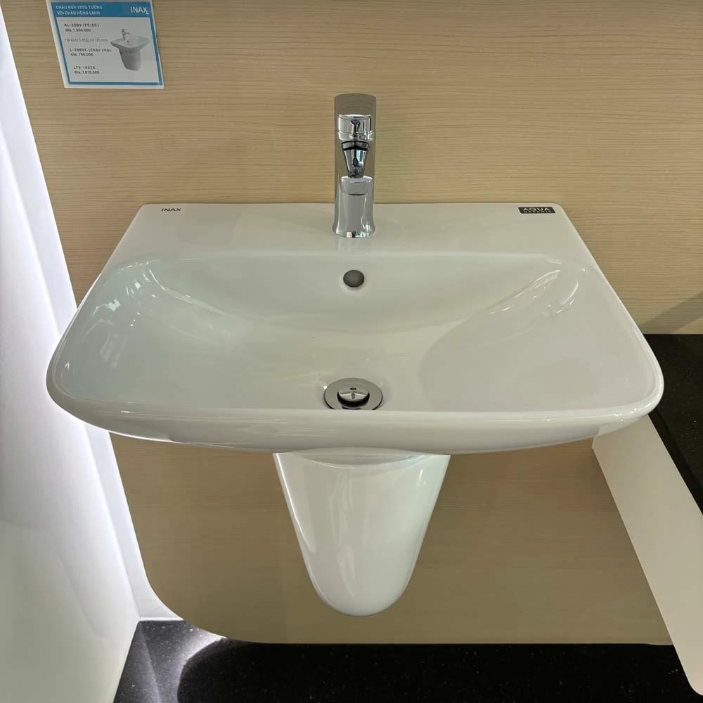 Ảnh Chậu rửa treo tường Inax AL-289V 4