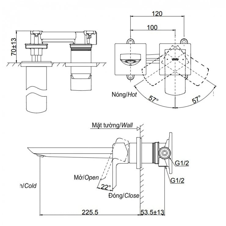 Ảnh Vòi chậu TOTO TLG02311BB 2