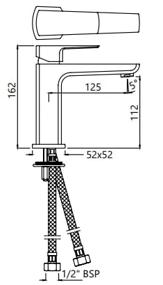 Ảnh Vòi chậu cảm ứng Jaquar SNR-CHR-15017PMV 2