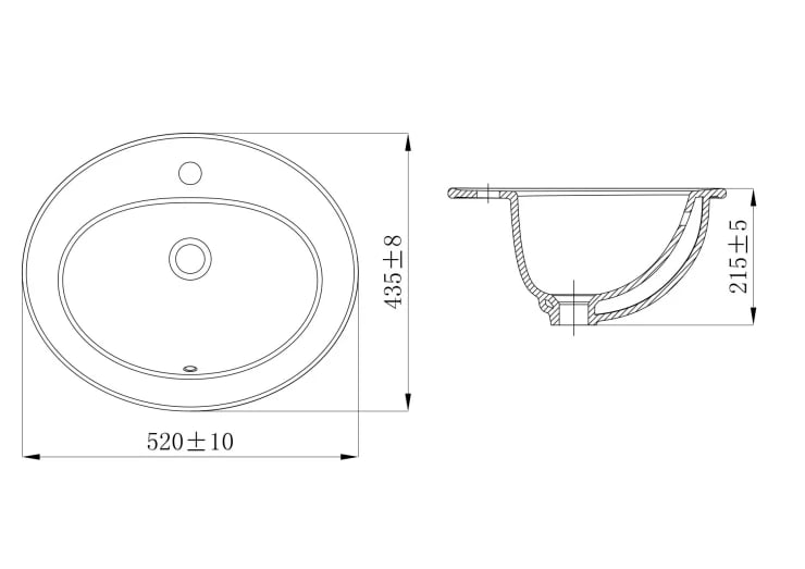 Ảnh Chậu rửa dương vành JOMOO 12497-1/11Z-I011 2