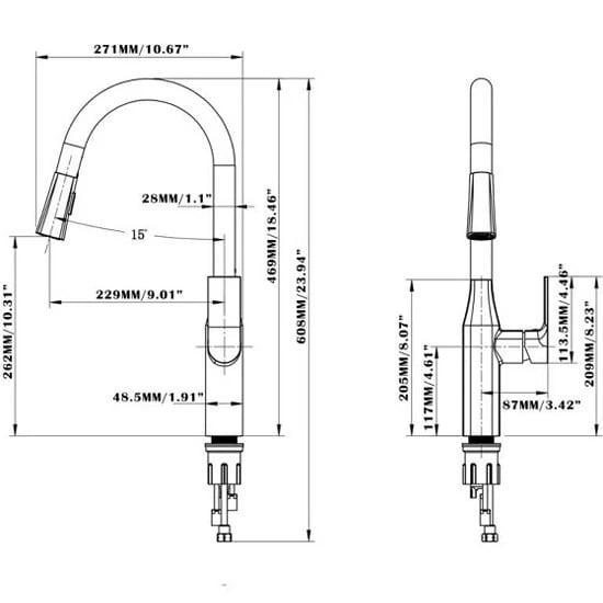 Ảnh Vòi bếp Kosco CO 7050 2
