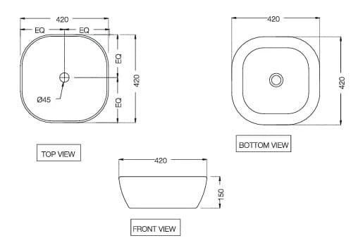 Ảnh Chậu rửa dương bàn Jaquar JDS-BLM-25911 2