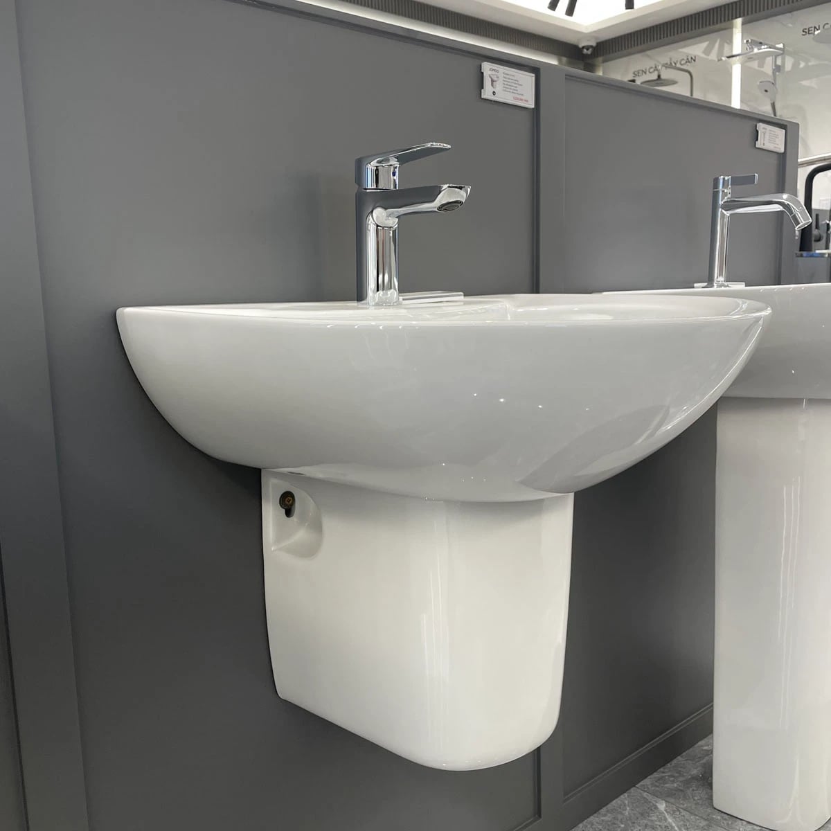 Ảnh Chậu rửa treo tường JOMOO P12748-1/11P-1 4