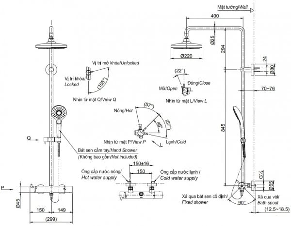 Ảnh Sen tắm cây TOTO TBW01303AB 2