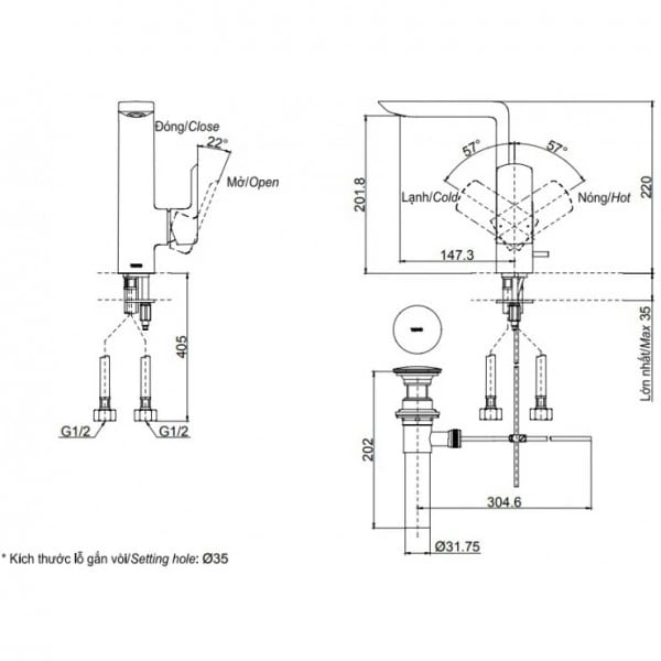Ảnh Vòi chậu TOTO TLG02309BB 2