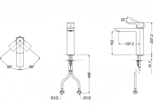 Ảnh Vòi chậu TOTO TLG02306B 2