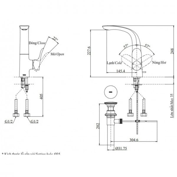 Ảnh Vòi chậu TOTO TLG01309BB 2