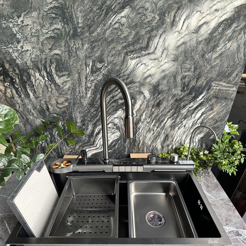 Ảnh Chậu rửa bát Belli BL.D.75.45.KTSC 4