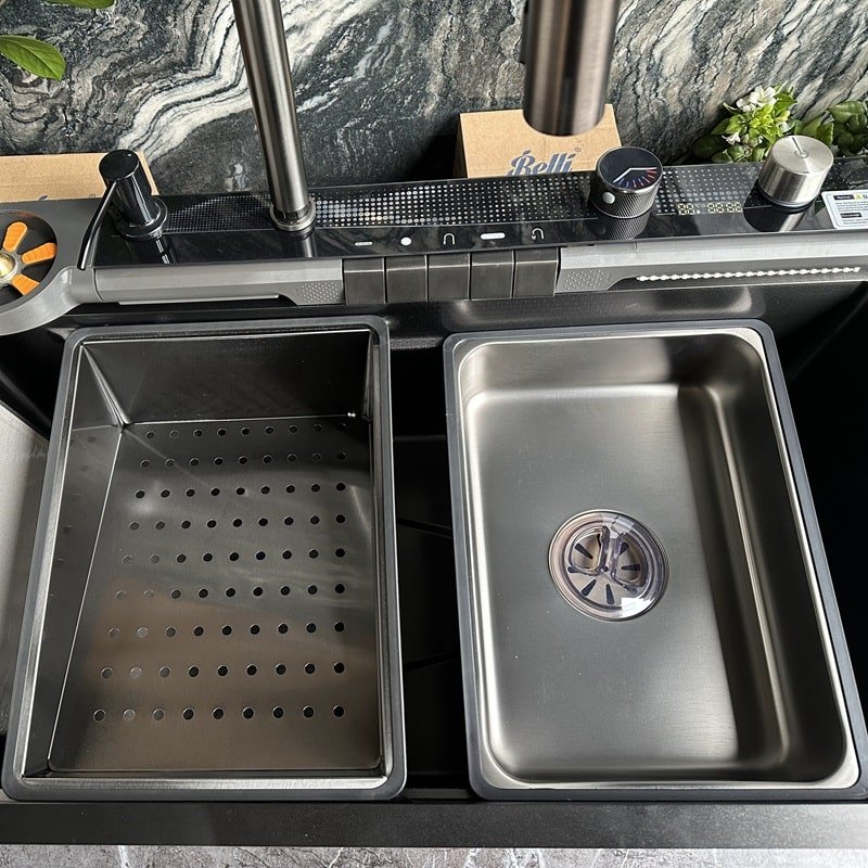 Ảnh Chậu rửa bát Belli BL.D.75.45.KTSC 8