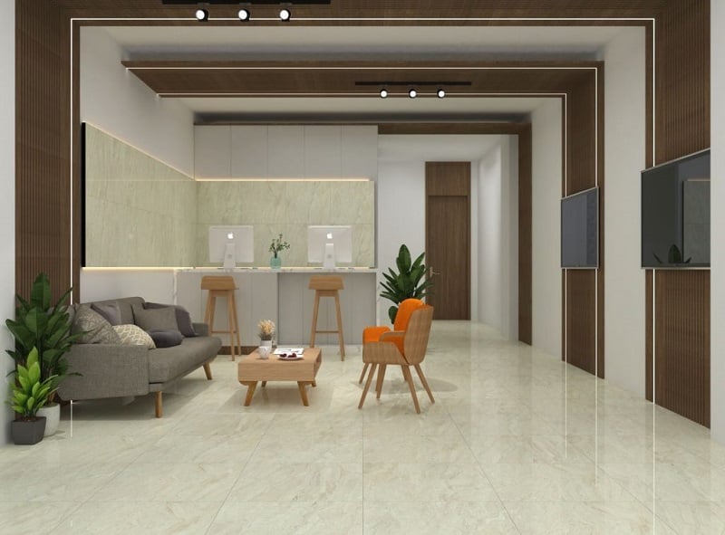 Ảnh Gạch Đồng Tâm 6060TRANGAN007-FP 2