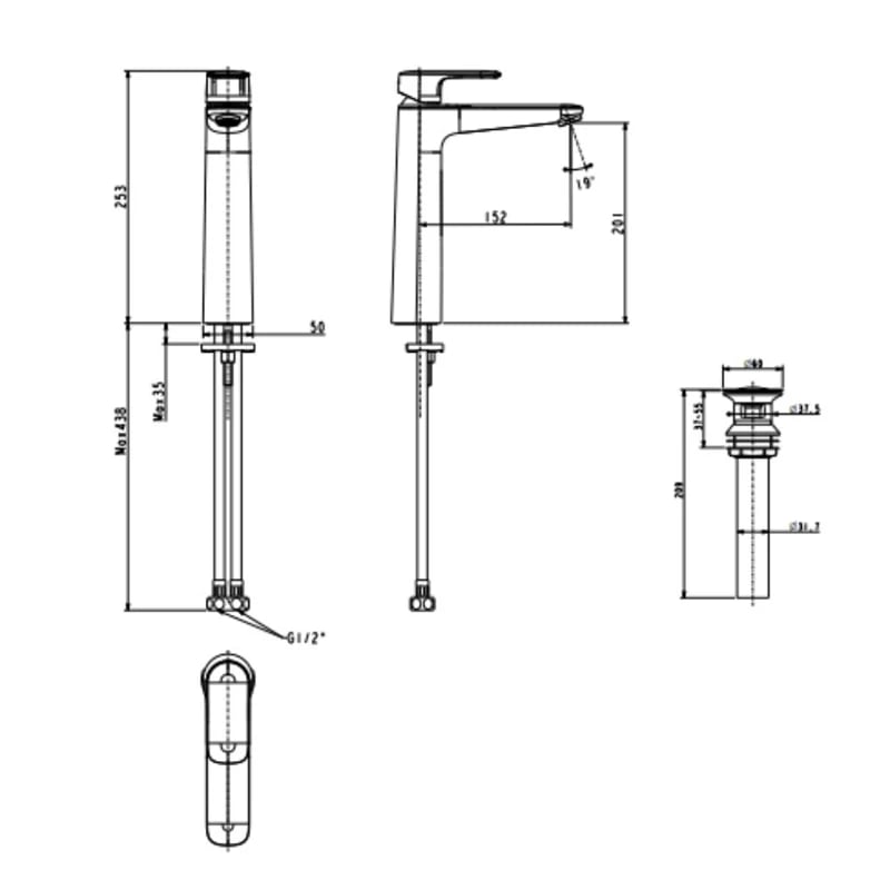 Ảnh Vòi chậu American Standard WF-1M02 2