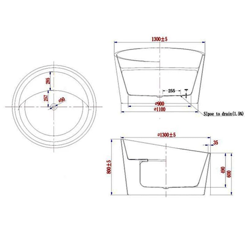 Ảnh Bồn tắm NOFER NG-02 2