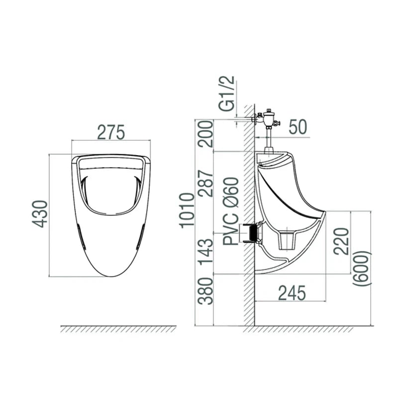 Ảnh Bồn tiểu nam Viglacera TT3 7