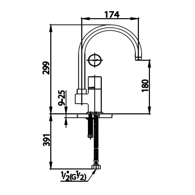 Ảnh Vòi rửa bát Cotto CT2064 2