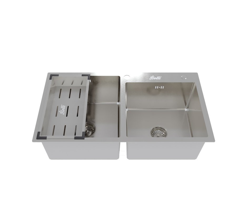 Ảnh Chậu Luxyry 2 hộc lệch BL8245L 4